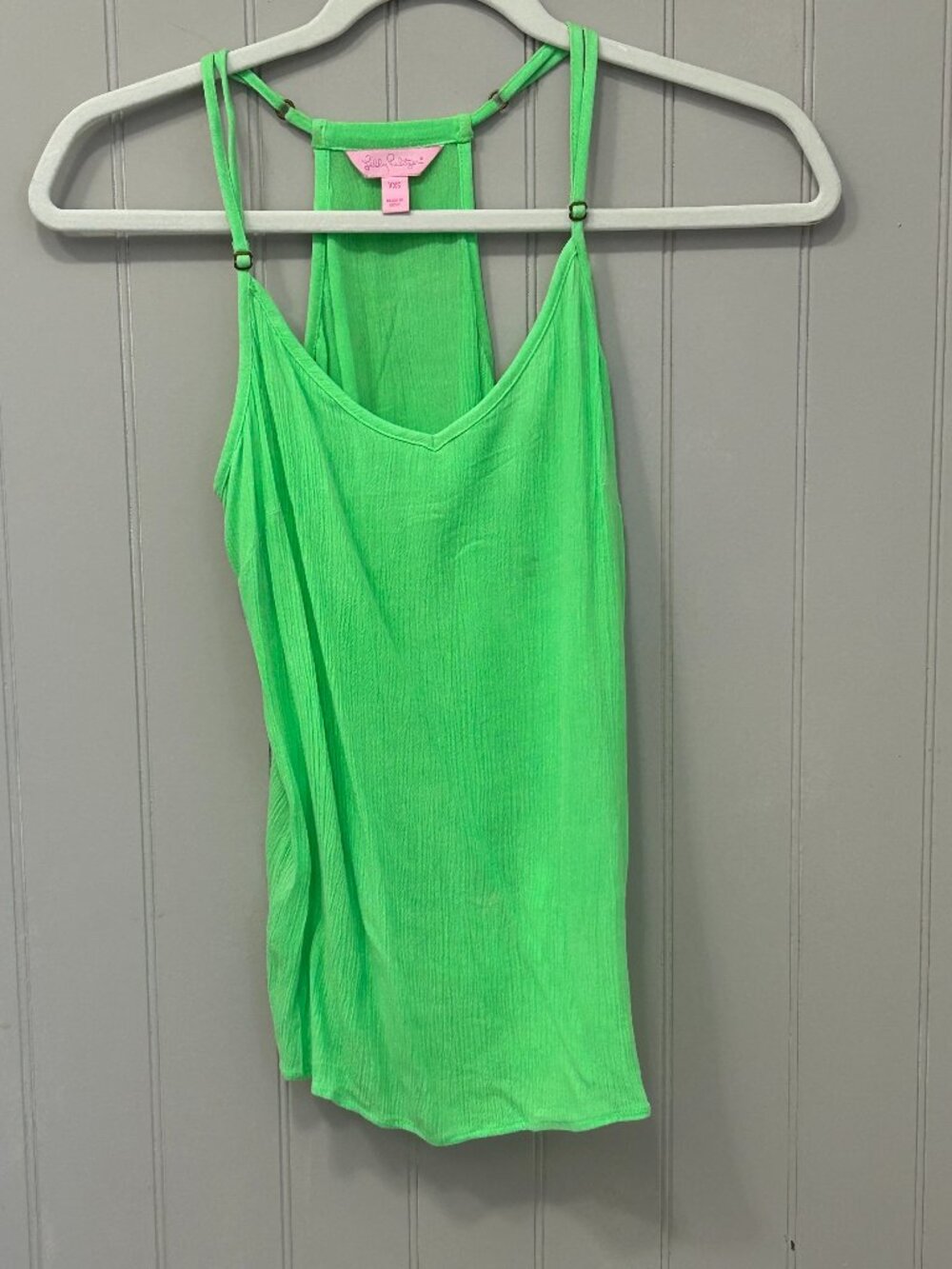 Lilly Pulitzer XXS green tank